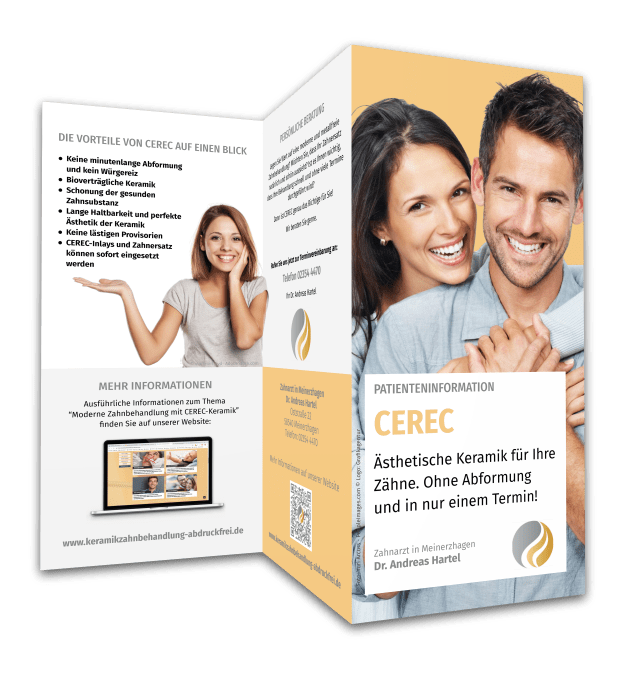 Download Flyer Cerec Meinerzhagen, Zahnarzt Dr. Andreas Hartel